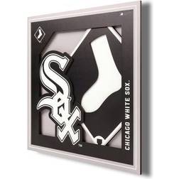 YouTheFan Chicago White Sox 12'' x 3D Logo Wall Art