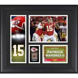 "Patrick Mahomes II Kansas City Chiefs Framed 15" x 17" Player Collage with Piece of Game-Used Football"