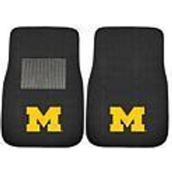 Fanmats Michigan Wolverines 2-Piece Embroidered Car Set