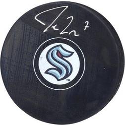 Jordan Eberle Seattle Kraken Autographed Hockey Puck