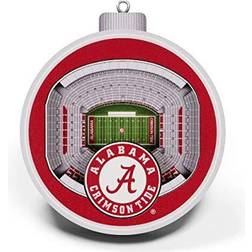 YouTheFan Alabama Crimson Tide 3D Stadium Ornament