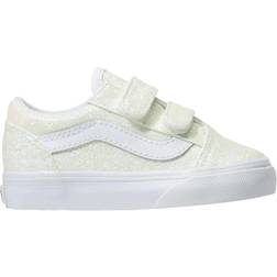 Vans Toddler Glitter Old Skool - White