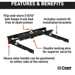 CURT Double Lock Gooseneck Hitch Kit