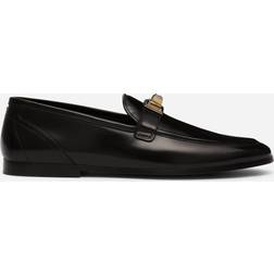 Dolce & Gabbana Brushed calfskin loafers black