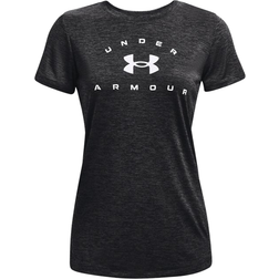 Under Armour Women's Tech Twist Arch Short Sleeve T-shirt - Jet Grey/White