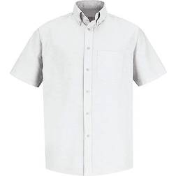 Red Kap Men's Short Sleeve Executive Oxford Dress Shirt - White