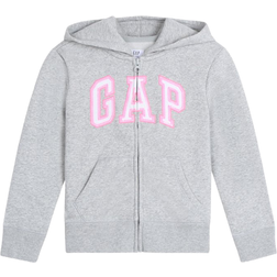 GAP Kid's Logo Zip Hoodie - Heather Gray (36099601)