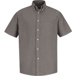 Red Kap Men's Short Sleeve Executive Oxford Dress Shirt - Grey