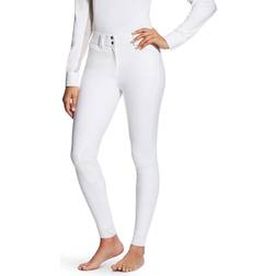 Ariat Tri Factor Grip Silicone Knee Patch Breeches White