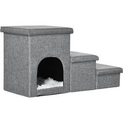 Pawhut Hundetreppe, 3 Stufige Katzentreppe