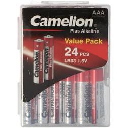 Camelion plus lr03 micro aaa alkaline batterie 24er blisterbox