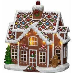 Konstsmide Gingerbread House Brown Juleby 25cm