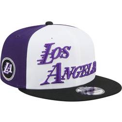 New Era Men's 2022-23 City Edition Los Angeles Lakers 9Fifty Adjustable Hat, Black