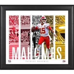 "Patrick Mahomes Kansas City Chiefs Framed 15" x 17" Player Panel Collage"