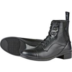 Saxon Syntovia Lace Paddock Boots-Kids Black