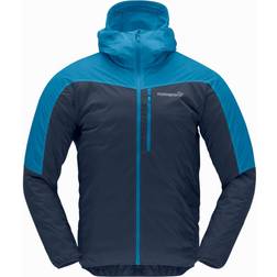 Norrøna Men's Falketind Aero60 Hood Jacket - Hawaiian Surf/Indigo Night