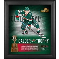 "Kirill Kaprizov Minnesota Wild Framed 15" x 17" 2021 Calder Trophy Winner Collage"