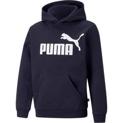 Puma Youth Essentials Hoodie with Large Logo - Peacoat (586965_06)