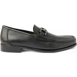 Bruno Magli Men's Trieste Horse-Bit Leather Loafers BLACK CERVO 10.5D