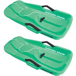 Slippery Racer Downhill Thunder Kids Snow Sled Green