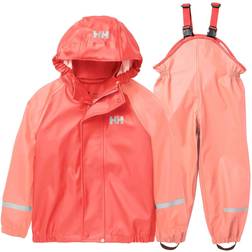 Helly Hansen Kids' Bergen 2.0 Pu Rainset - Peach Echo