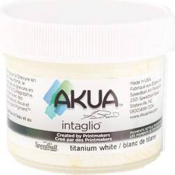 Akua Intaglio Water-Based Ink, 2-Ounce Jar, Titanium White