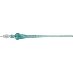 Herbin Round Glass Dip Pen Turquoise