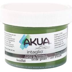 Akua Intaglio Water-Based Ink, 2-Ounce Jar, Oxide Green