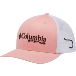 Columbia PFG Logo Mesh Snapback High Crown - Sorbet/Black/Hook