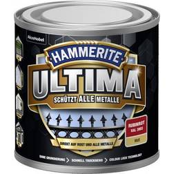 Hammerite Metallschutzlack ULTIMA RAL 3003 Metallfarbe Rot, Schwarz 0.25L