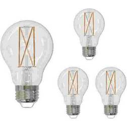 Bulbrite 75-Watt Equivalent A19 Dimmable Medium Screw LED Light Soft White Light 3000K 4-Pack