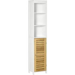 kleankin 13.75 W H White MDF Free Standing Tall