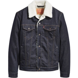 Levi's Type III Sherpa Trucker Jacket - Juniper Dark Wash/Blue