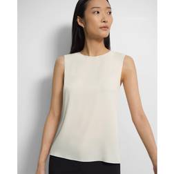 Theory Silk Straight Shell Top