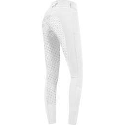 ELT Damen Reithose Silikon Vollbesatz MICRO SPORT Hochbund weiß