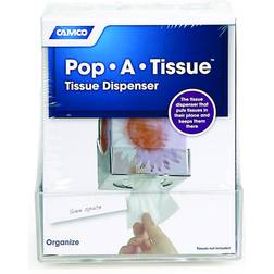 Camco Pop-A-Tissue- Tisssue Box Holder- Mounts to Walls