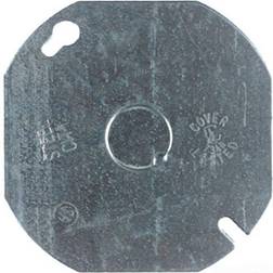 4 In. Knockout Gray Round Box Cover 724