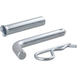 CURT Hitch Pin with 5/8 Adapter 1-1/4 or 2 Receiver, Zinc, Packaged, 21502