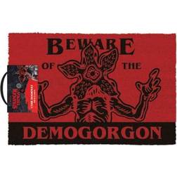 Pyramid stranger things beware of the demogorgon coir doormat