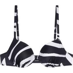 Triumph Summer Mix & Match Push-up Bikini Top - White/Dark Combination