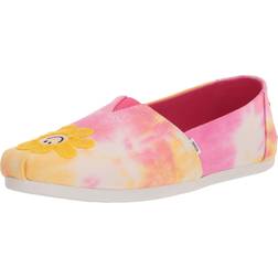 Toms Alpargata Tie Dye Slip On Flats Pink