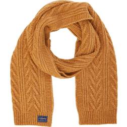 Superdry Cable Luxury Scarf Tan