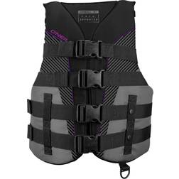 O'Neill Women's SuperLite USCG Life Vest,Black/Smoke/Black/UV,X-Large