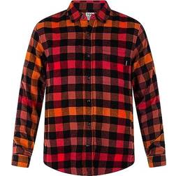 Hurley Men's Portland Flannel Shirt - Campfire Orange