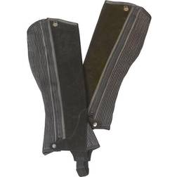 Ovation Suede Ribbed Half Chaps Ladies Black