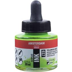 Amsterdam Acrylic Ink Bottle Yellowish Green 30ml