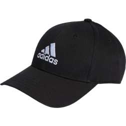 Adidas Twill Baseball Cap - Black/White