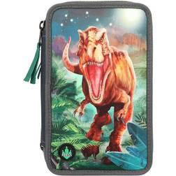 Depesche Dino World Triple LED Grey Pencil Case