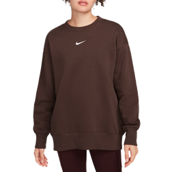 Nike Sportswear Phoenix Fleece Oversized Crewneck Sweatshirt Women's - Baroque Brown/Sail