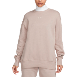 Nike Sportswear Phoenix Fleece Oversized Crewneck Sweatshirt Women's - Diffused Taupe/Sail